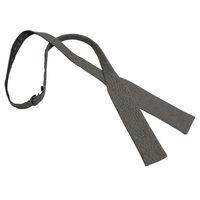 JA Hopsack Linen Dark Olive Batwing Self Tie Bow Tie