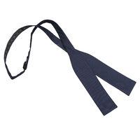 JA Panama Silk Navy Blue Batwing Self Tie Bow Tie