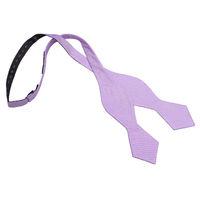 JA Panama Silk Lilac Pointed Self Tie Bow Tie