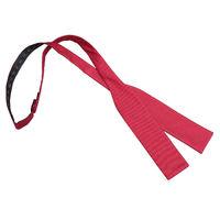 JA Panama Silk Strawberry Red Batwing Self Tie Bow Tie