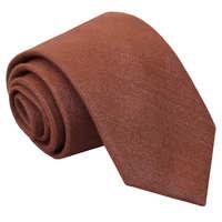 JA Ottoman Wool Brown Tie