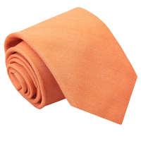 JA Ottoman Wool Light Orange Tie