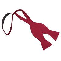 JA Panama Silk Tango Red Thistle Self Tie Bow Tie