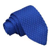 JA Grenadine Knitted Silk Royal Blue Tie