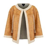 Jayley Faux Shearling Cape