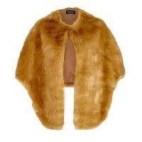 Jayley Faux Fur Cape