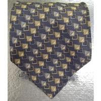 Jaeger Grey Patterned Silk Tie