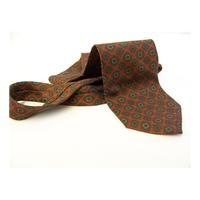 Jaeger - Red Jewel Mosaic Design Silk Tie