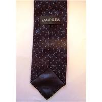 Jaeger Maroon and Yellow Checked Luxury Silk Tie