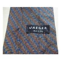 jaeger designer silk tie