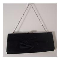 Jasper Conran Black Silk Clutch Bag