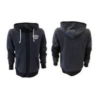 Jack Daniels Classic Old No. 7 Extra Extra Large Hoodie with Full Length Front Zipper Grey