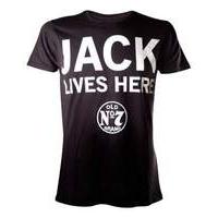 Jack Daniels - Jack Lives Here (unisex) (X LARGE)