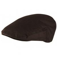 Jack Murphy Wax Flat Cap, Brown, Large