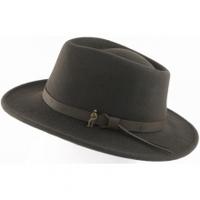 Jack Murphy Boston Jack Crushable Felt Hat, Olive, Large