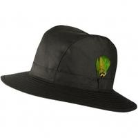 Jack Murphy Waxed Trilby Hat, Olive, Large