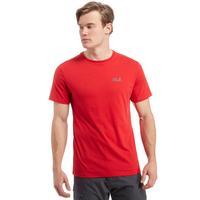 Jack Wolfskin Men\'s Essential Function 65 T-Shirt - Red, Red