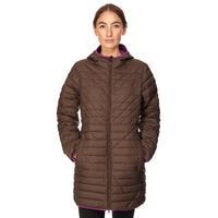 jack wolfskin womens nimbus coat brown brown