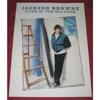 Jackson Browne Lives In The Balance 1986 Japanese poster PROMO POSTER