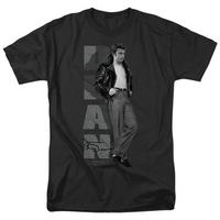 james dean standing leather