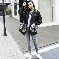 Japanese women new spring 2017 Korean loose coat female student Harajuku bf wild wind jacket Spring Tide