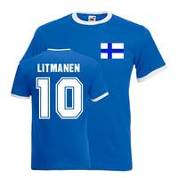 jari litmanen finland ringer tee blue