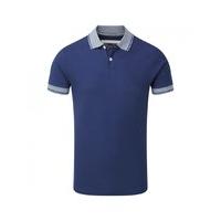 jacquard collar polo