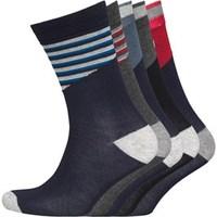 jack and jones mens five pack socks multi