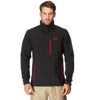 jack wolfskin mens torngat softshell jacket black