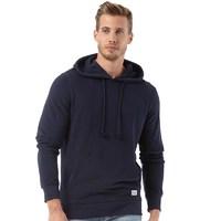 JACK AND JONES Mens Jorwind Sweat Hoody Navy Blazer