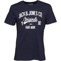 jack and jones mens casual t shirt dress blue