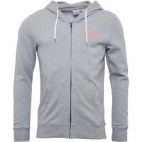 jack and jones mens light zip hoody light grey melange