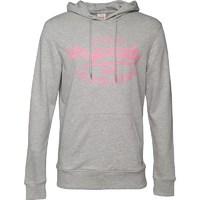 JACK AND JONES Mens Finish Hoody Light Grey Melange