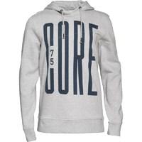 jack and jones mens stracky hoody light grey marl