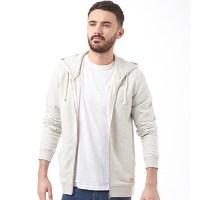 JACK AND JONES Mens Recycle Zip Hoody White