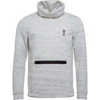 jack and jones mens morgan sweat hoody oyster mushroom