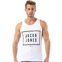 JACK AND JONES Mens Fresh Tank White