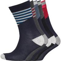 JACK AND JONES Mens Five Pack Socks Multi