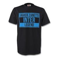 javier zanetti inter milan legend tee black kids