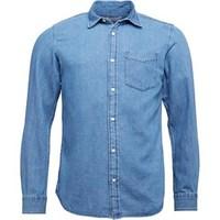 JACK AND JONES Mens Denim Shirt Medium Blue Denim