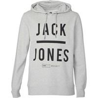 jack and jones mens gary hoody light grey marl