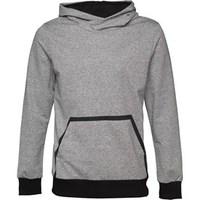 JACK AND JONES Mens Wallen Hoody Grey Melange