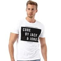 JACK AND JONES Mens Long T-Shirt White