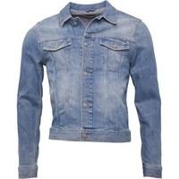 jack and jones mens jj 741 denim jacket medium blue denim