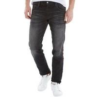 JACK AND JONES Mens Mike Jjiron JOS314 Jeans Black Denim