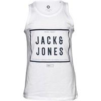 JACK AND JONES Mens Fresh Tank White