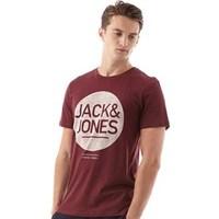 JACK AND JONES Mens New Case T-Shirt Port