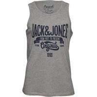 jack and jones mens jorraffa tank top grey