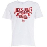 JACK AND JONES Mens Raffa T-Shirt White