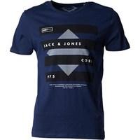 JACK AND JONES Mens Mix T-Shirt Dress Blue